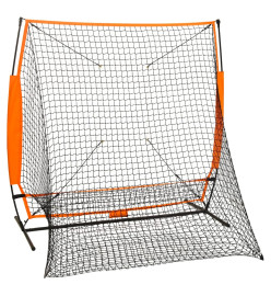 Filet d'entraînement baseball multisport Noir 174x76x158,5 cm