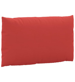 Coussins de palette 2 pcs rouge tissu oxford