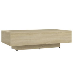 Table basse Chêne sonoma 115x60x31 cm Aggloméré