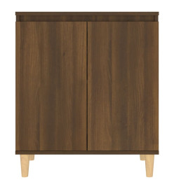 Buffet Chêne marron 60x35x70 cm Bois d'ingénierie