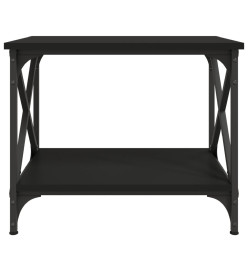 Table d'appoint Noir 55x38x45 cm Bois d'ingénierie