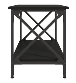 Table d'appoint Noir 55x38x45 cm Bois d'ingénierie