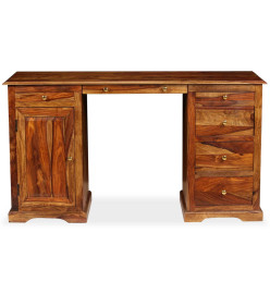 Bureau sur pied Bois de Sesham massif 140 x 50 x 76 cm