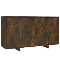 Buffet Chêne fumé 135x41x75 cm Aggloméré