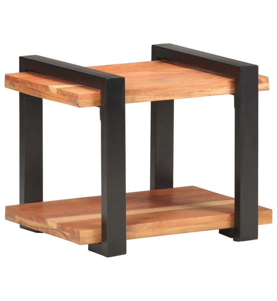 Table de chevet 50x40x40 cm Bois d'acacia massif