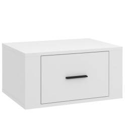 Tables de chevet murales 2 pcs Blanc 50x36x25 cm