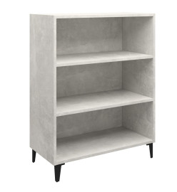 Buffet Gris béton 69,5x32,5x90 cm Bois d'ingénierie