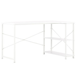 Bureau d'ordinateur Blanc 120 x 72 x 70 cm