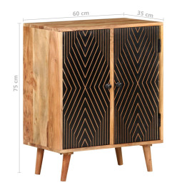 Buffet 60x35x75 cm Bois d'acacia massif