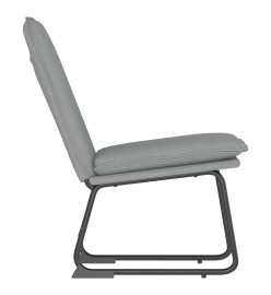 Chaise longue Gris clair 52x75x76 cm Tissu