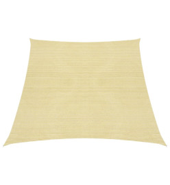 Voile d'ombrage 160 g/m² Beige 3/4x2 m PEHD