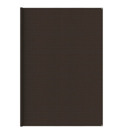 Tapis de tente 400x500 cm Marron