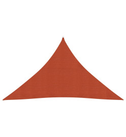 Voile d'ombrage 160 g/m² Terre cuite 3,5x3,5x4,9 m PEHD