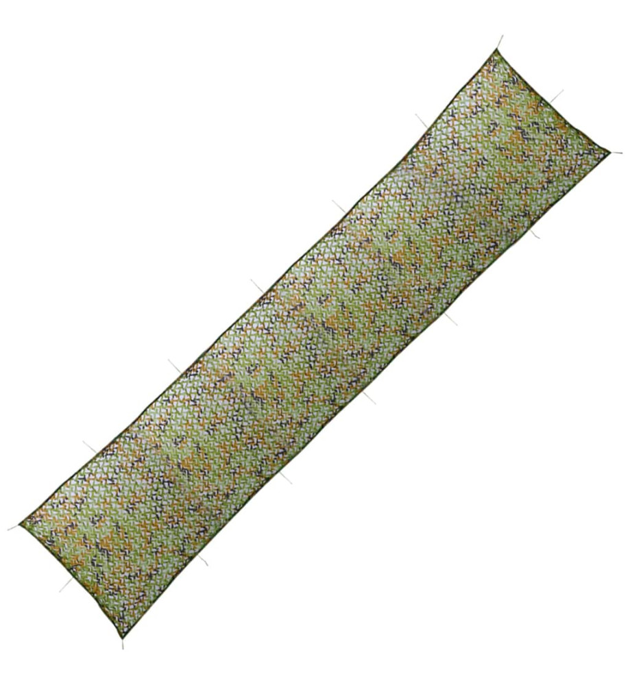 Filet de camouflage avec sac de rangement 1,5x6 m Vert