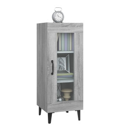 Buffet Sonoma gris 34,5x34x90 cm Bois d'ingénierie