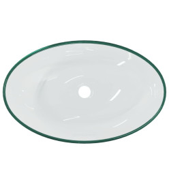 Lavabo Verre trempé 54,5x35x15,5 cm Transparent