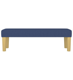 Banc Bleu 100x30x30 cm Tissu