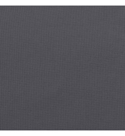 Coussins de chaise à dossier haut lot de 4 anthracite