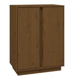 Buffet Marron miel 60x35x80 cm Bois massif de pin