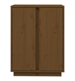 Buffet Marron miel 60x35x80 cm Bois massif de pin