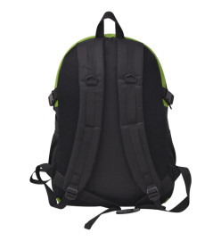 Sac à dos de randonnée 40 L noir et vert