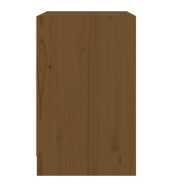 Table de chevet Marron miel 40x31x50 cm Bois de pin massif