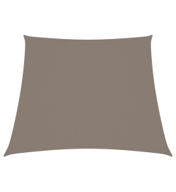 Voile de parasol Tissu Oxford trapèze 2/4x3 m Taupe