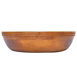 Lavabo Bois de teck massif Φ40x10 cm