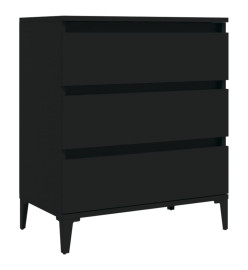 Buffet Noir 60x35x70 cm Bois d'ingénierie