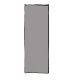 Armoire à chaussures Gris 60x28x90 cm Tissu