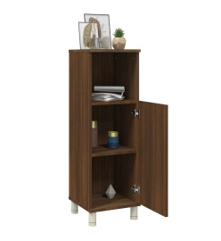 Armoire de bain Chêne marron 30x30x95 cm Bois d'ingénierie