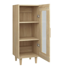 Buffet Chêne sonoma 34,5x34x90 cm Bois d'ingénierie