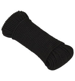 Corde de travail Noir 4 mm 100 m Polyester