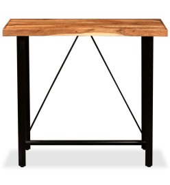 Table de bar Bois massif d'acacia 120x60x107 cm