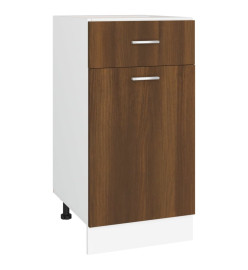 Armoire de plancher à tiroir Chêne marron 40x46x81,5 cm