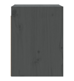 Armoires murales 2 pcs Gris 30x30x40 cm Bois de pin massif