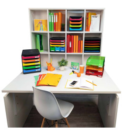 Exacompta Set de tiroirs de bureau Store-Box Maxi 6 tiroirs Harlequin