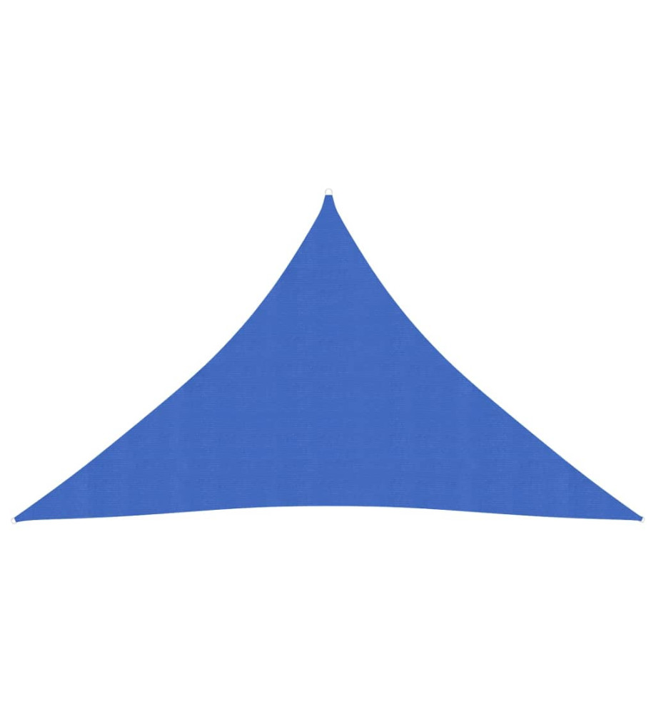 Voile d'ombrage 160 g/m² Bleu 3,5x3,5x4,9 m PEHD