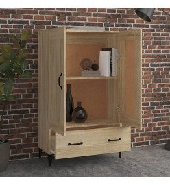 Buffet haut Chêne sonoma 70x31x115 cm Bois d'ingénierie