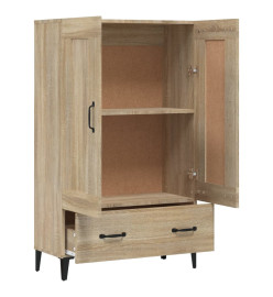 Buffet haut Chêne sonoma 70x31x115 cm Bois d'ingénierie