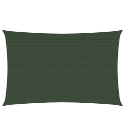 Voile d'ombrage 160 g/m² Vert foncé 2x4 m PEHD