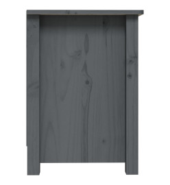 Meuble TV Gris 70x36,5x52 cm Bois de pin massif