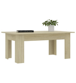 Table basse Chêne sonoma 100x60x42 cm Aggloméré