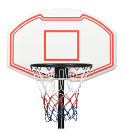 Support de basket-ball Blanc 237-307 cm Polyéthylène