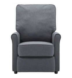 Fauteuil de massage Gris foncé Tissu