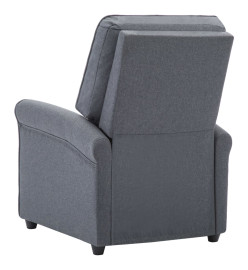 Fauteuil de massage Gris foncé Tissu