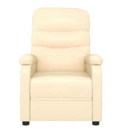 Fauteuil de massage Crème Similicuir