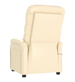 Fauteuil de massage Crème Similicuir