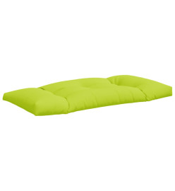 Coussins de palette 3 pcs vert vif tissu