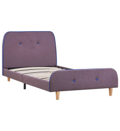 Cadre de lit Taupe Tissu 90 x 200 cm